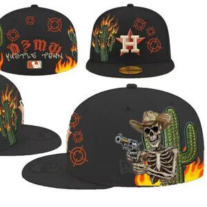 59FIFTY Fitted Custom Cap Houston Astros - Black